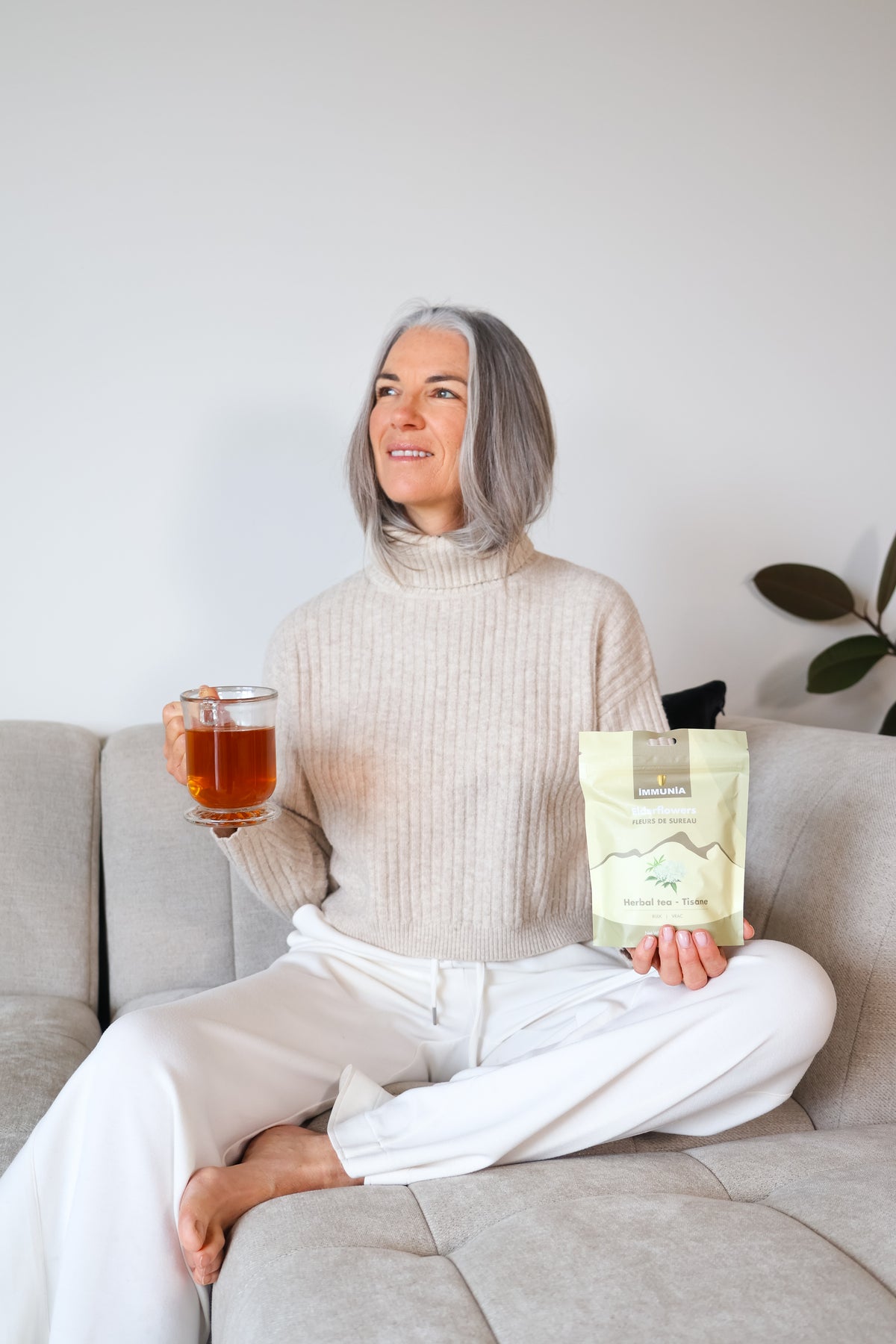 Elderflower herbal tea 
