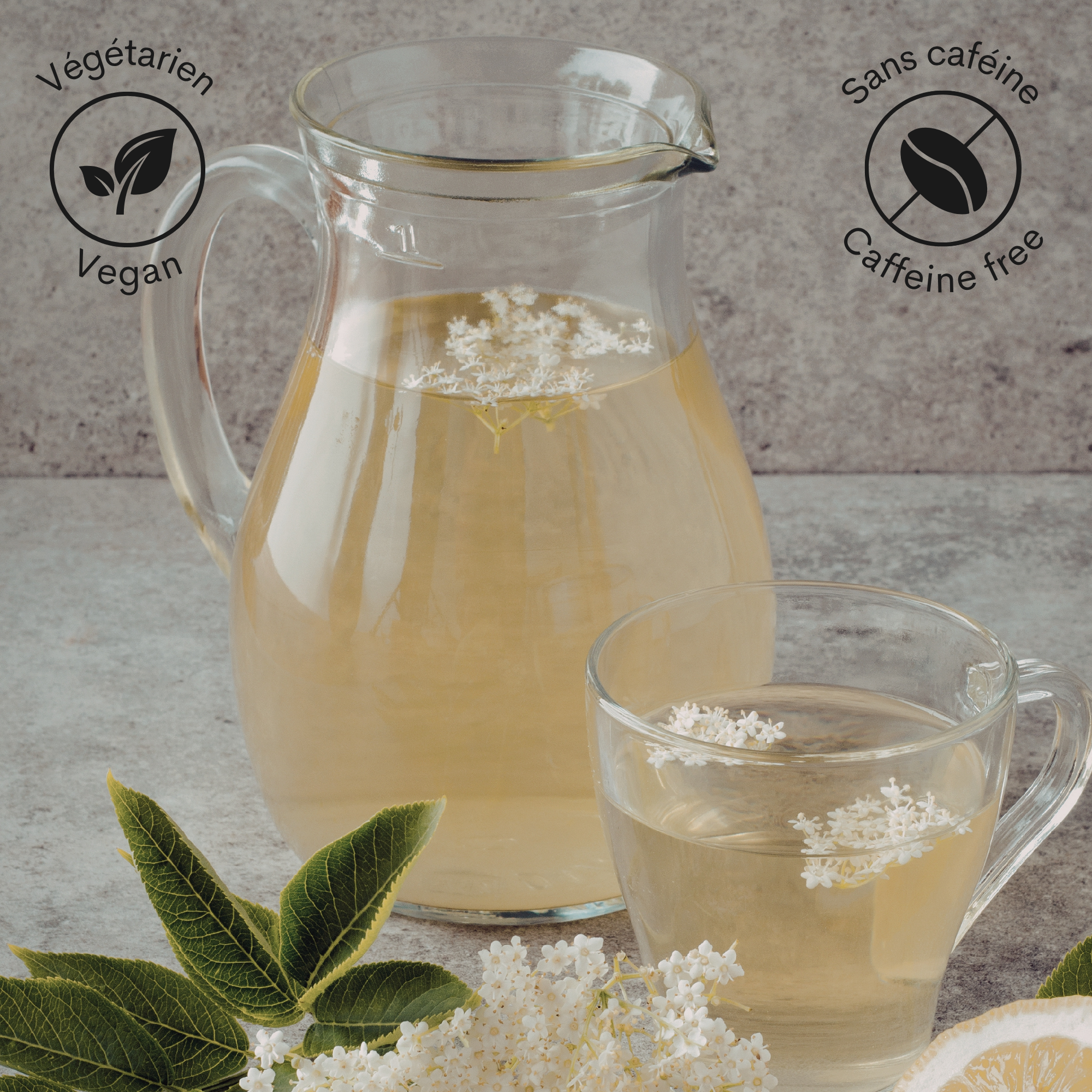 Elderflower herbal tea 