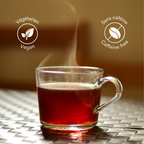 Elderflower and elderberry herbal tea 