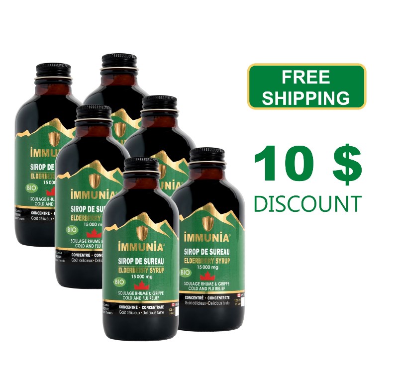 6x Elderberry Syrup Immunia 1628 Ch