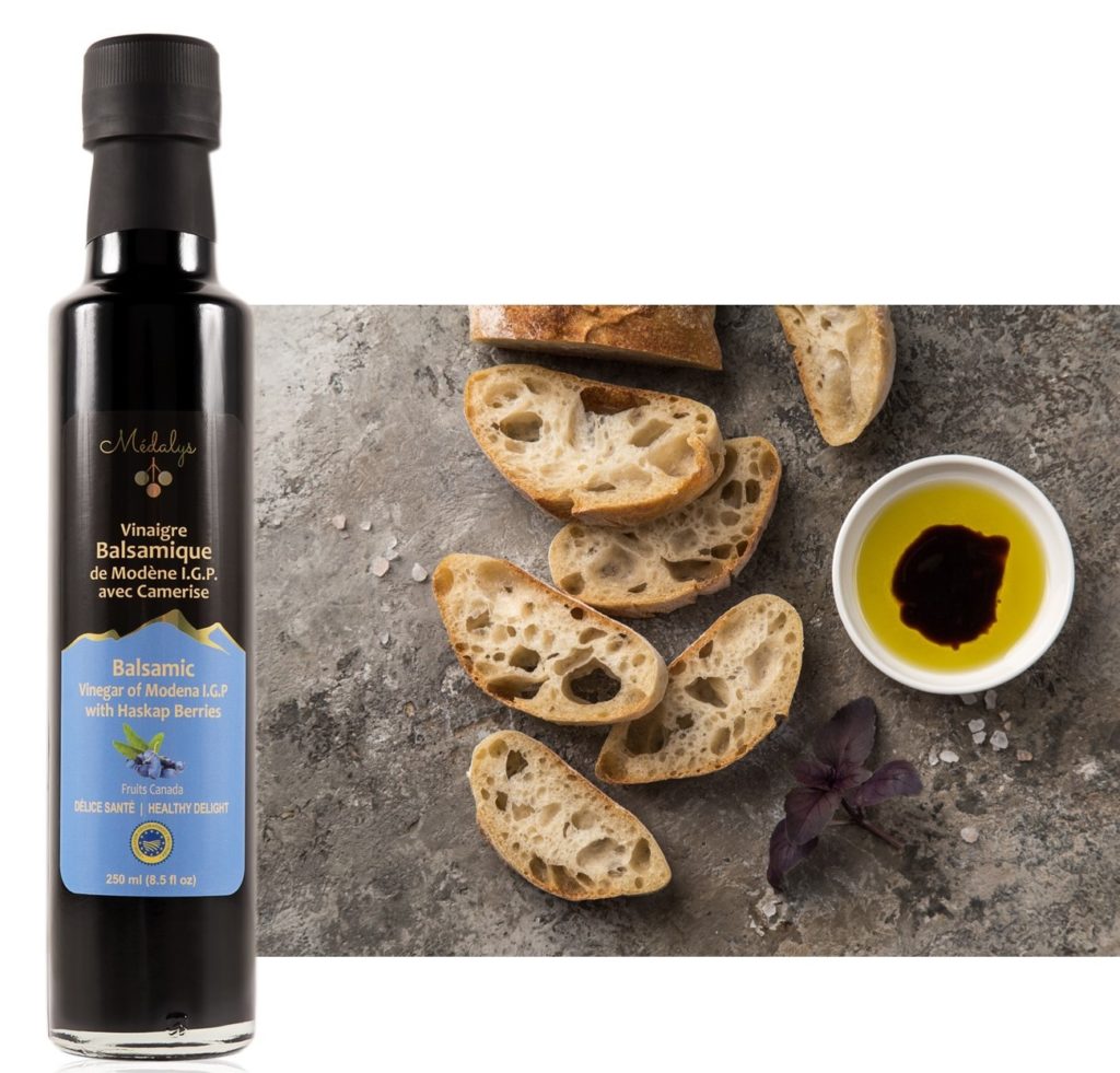 Balsamic Vinegar with HASKAP from Quebec Fruitomed